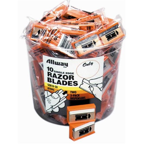 Allway Steel Single Edge Razor Blade 1-9/16 in. L