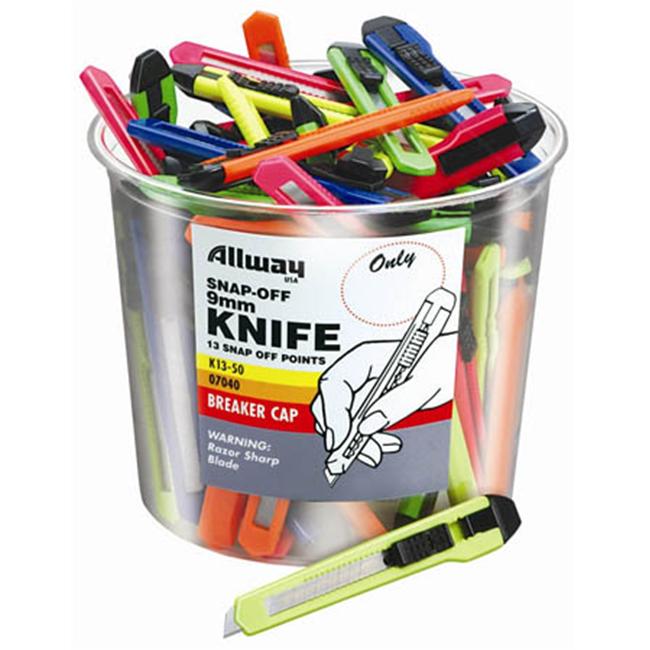 Allway 5 in. Snap Knife Assorted