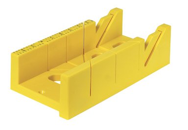 [25432] Ace 12 in. L X 4 in. W Plastic Mitre Box Yellow 1 Pc