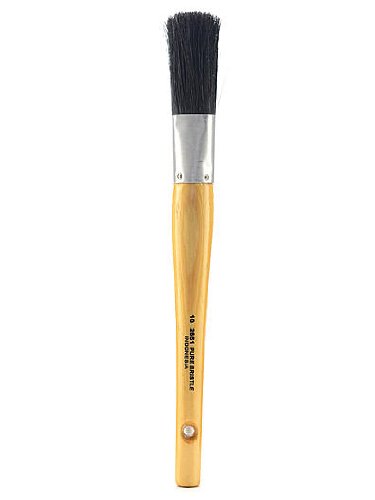 [2651-1] Linzer Paint Brush, Size 10, Oval Bristle, Brown