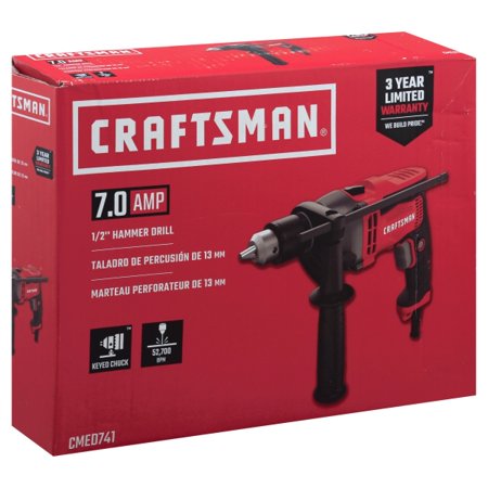 Craftsman 7 Amps 1/2 in. Corded Hammer Drill