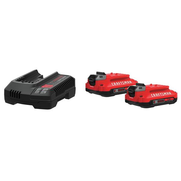 Craftsman V20 2 Ah Lithium-Ion Starter Kit 3 Pc