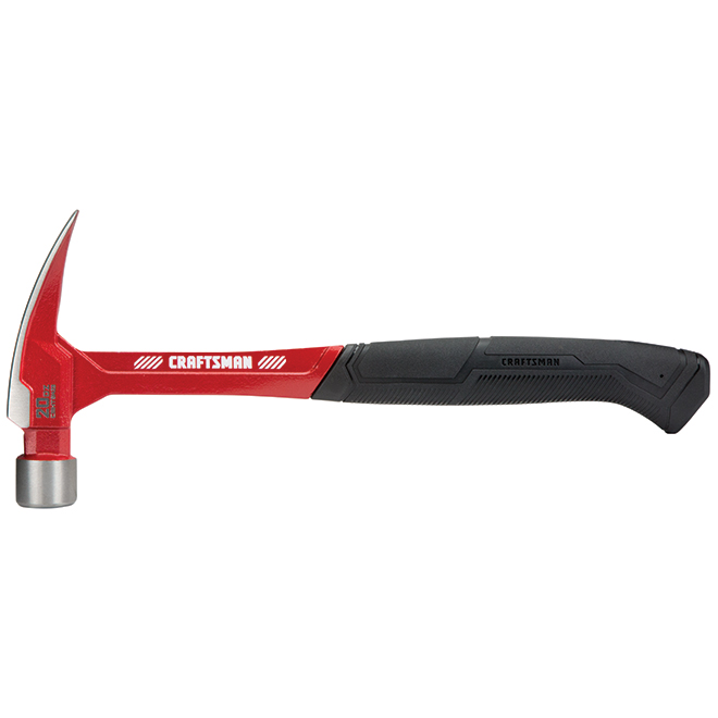 Craftsman 20 Oz Smooth Face Claw Hammer 7.75 in. Steel Handle