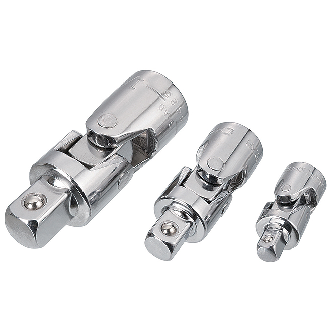 Craftsman 1/4, 3/8 and 1/2 in. Drive Universal Joint Set 3 Pc