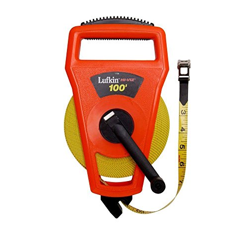 Crescent Lufkin 100 Ft. L X 0.5 in. W Reel Rewind Tape Measure 1 Pk