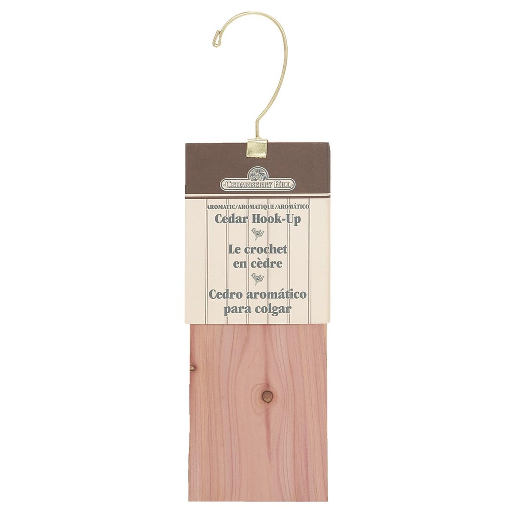 Cedarberry Hill Cedar 3 in. W. X 9 in. L. X .31 in. D. Cedar Hang up - 1 Each - 3 in. W. X 9 in. L. X .31 in. D.