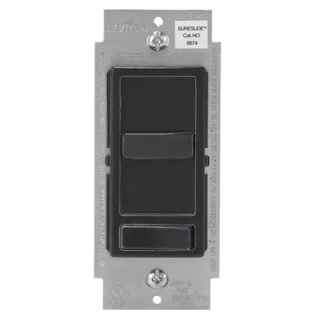 DIMMER SLIDE SWITCH BLK