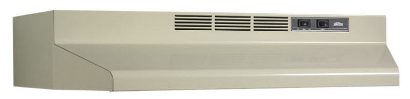 Broan 30-Inch Convertible Under-Cabinet Range Hood  160 CFM  Almond