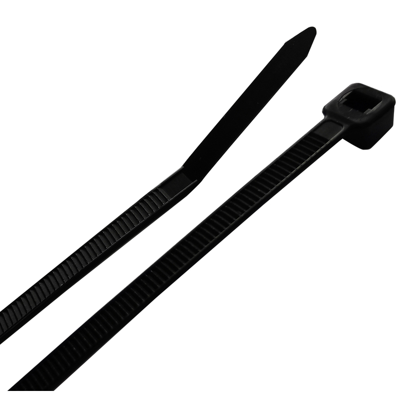 Steel Grip 8 in. L Black Cable Tie 100 Pk