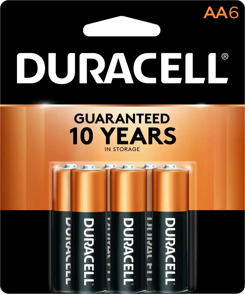 Duracell Coppertop AA Batteries - 6pk Alkaline Battery