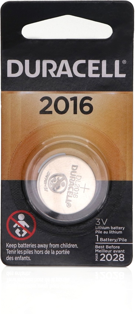 Lithium Coin Batteries with Bitterant, 2016
