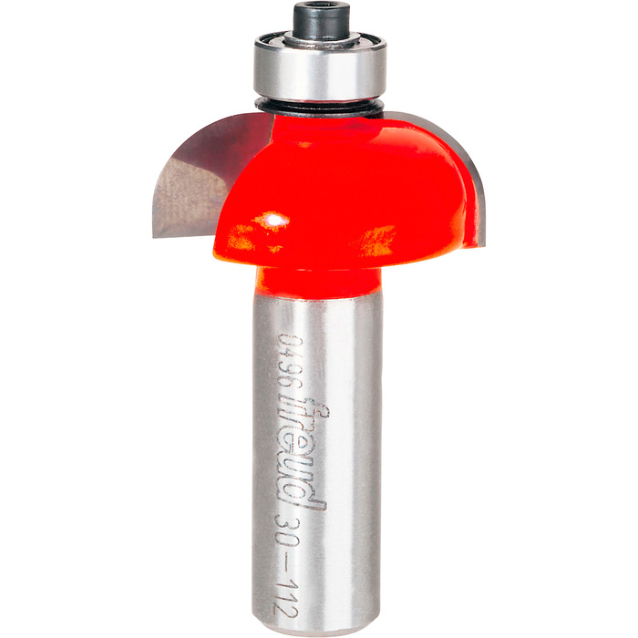 Freud 3/8 in. Radius Cove Bit with 1/2 in. Shank - 30-112