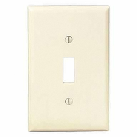Leviton Midway Ivory 1 Gang Nylon Toggle Wall Plate 1 Pack 