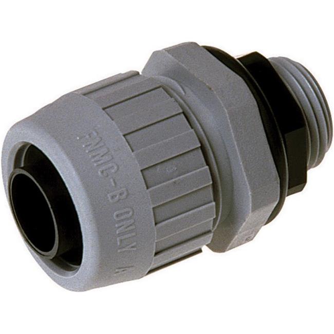 3/4 in. Type B Liquid-Tight Straight Connector, 1-Pack