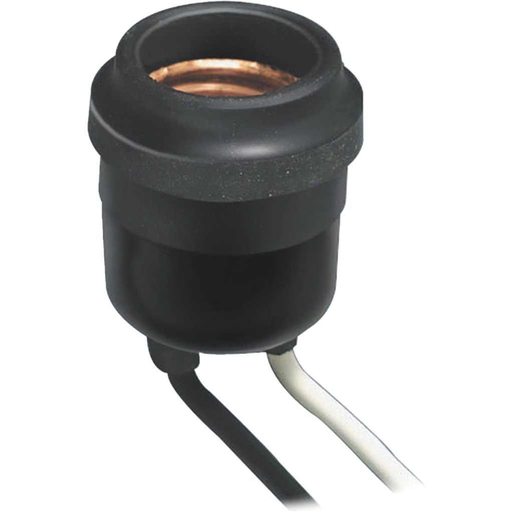 Weather Resistant Socket, Black