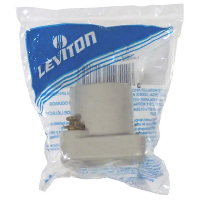 Pony Cleat Lampholder, White