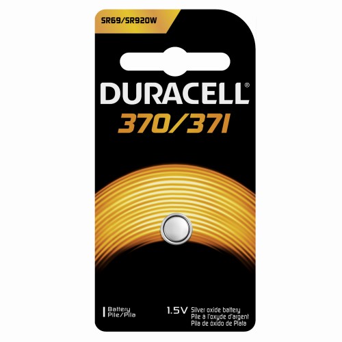[3099223] Duracell Silver Oxide 370/371 1.5 V 40 MAh Button Cell Battery 1 Pk