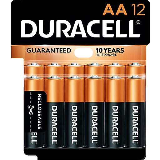 Duracell CopperTop AA Alkaline Battery, 12-Pack