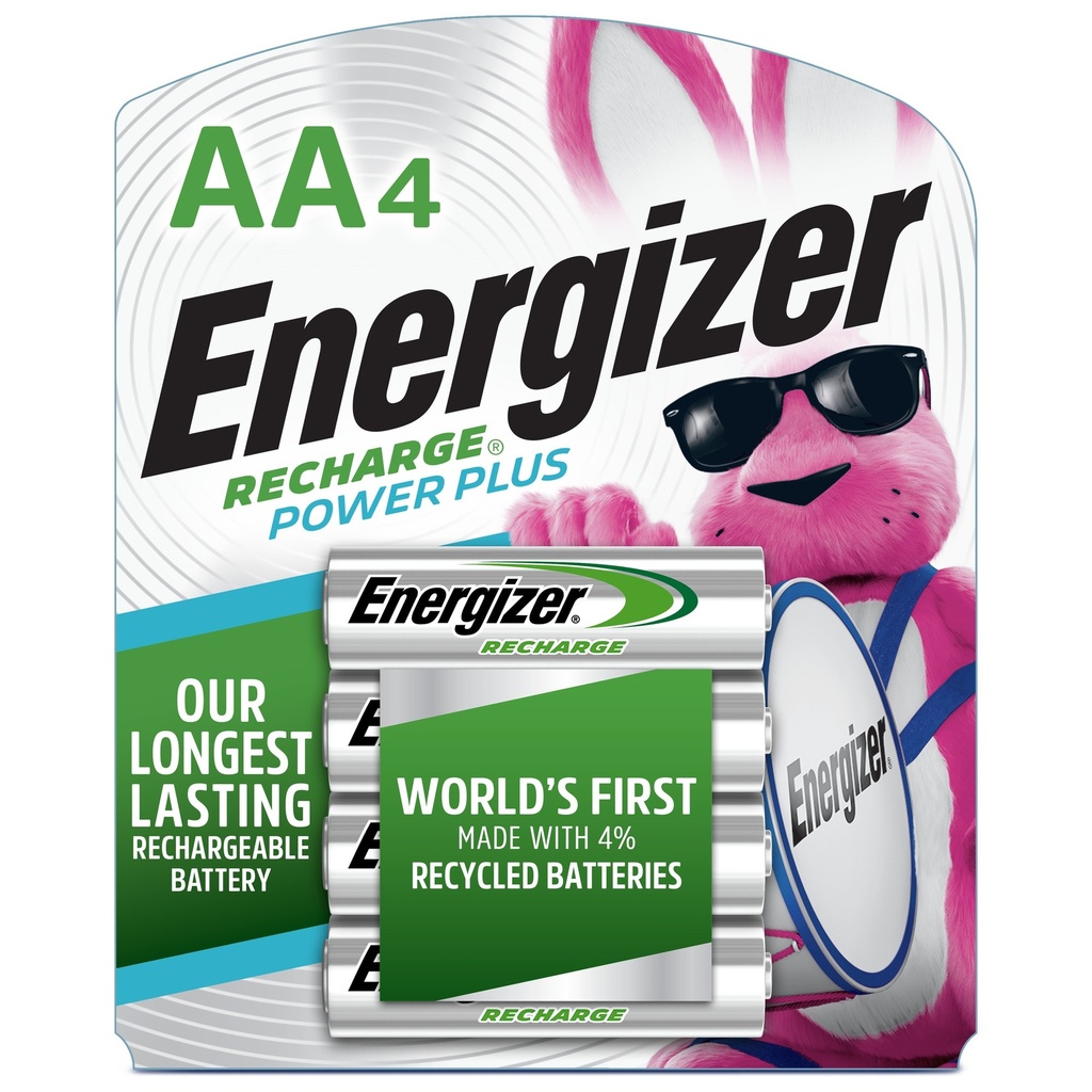 BATTERY RECHRG AA 4PK