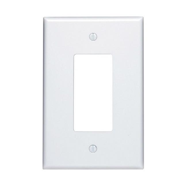 Leviton Decora White 1 Gang Thermoset Plastic Decorator Wall Plate 1 Pk
