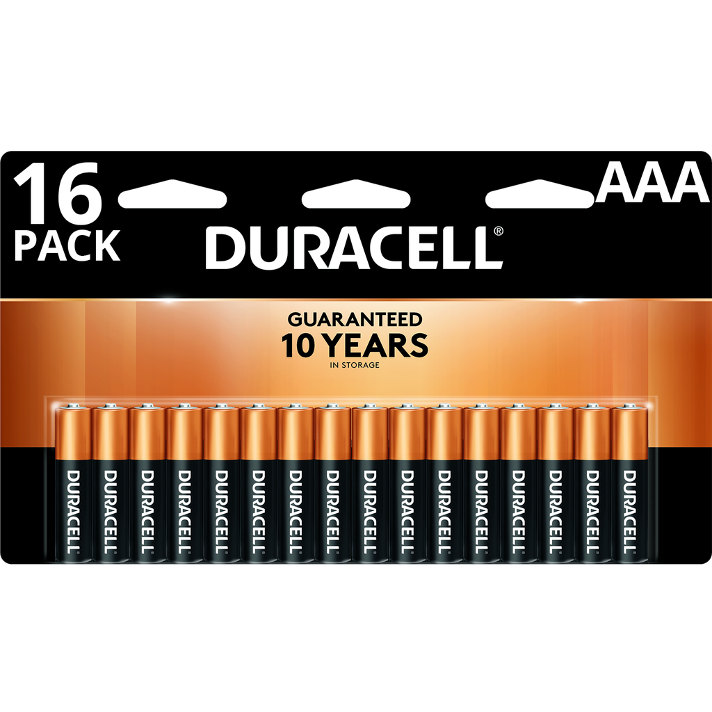 Duracell Coppertop AAA Alkaline Battery (16-pack)