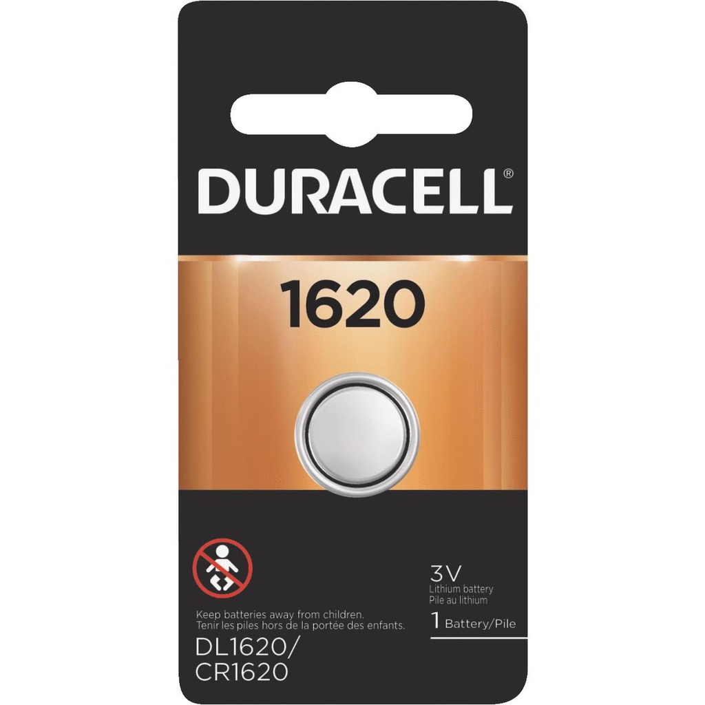 [3193240] Duracell Lithium Coin 1620 3 V 68 MAh Medical Battery 1 Pk