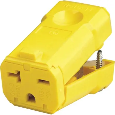 Leviton Industrial Nylon Grounding Plug 6-20R 2 Pole 3 Wire