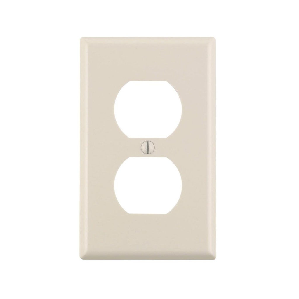 RECEPT PLATE1GANG DPLX