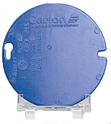 4 in. Electrical PVC Blue Round Blank Electrical Box Cover