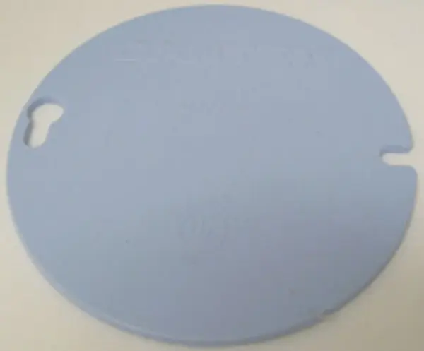 COVER BLANK PVC RND 4"