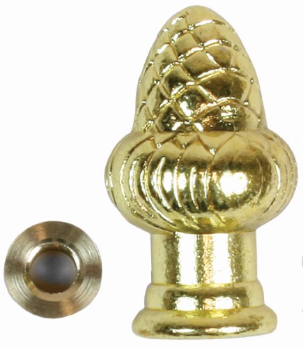 FINIAL BRASS REDUCER PK1