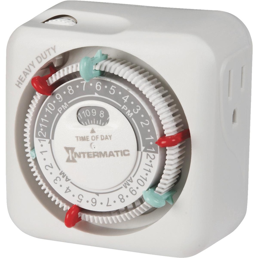 [3395332] Intermatic Indoor Plug in Timer 125 V White