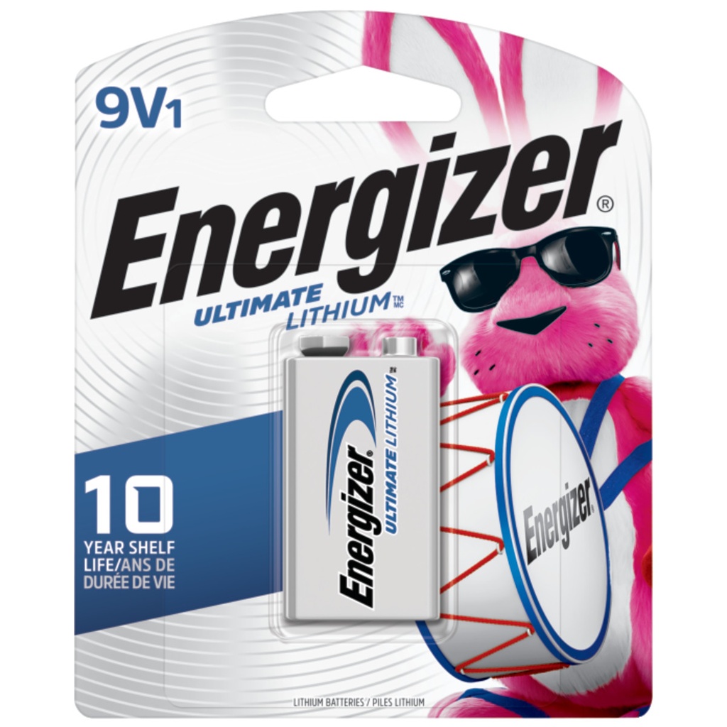Energizer Ultimate Lithium 9V Batteries