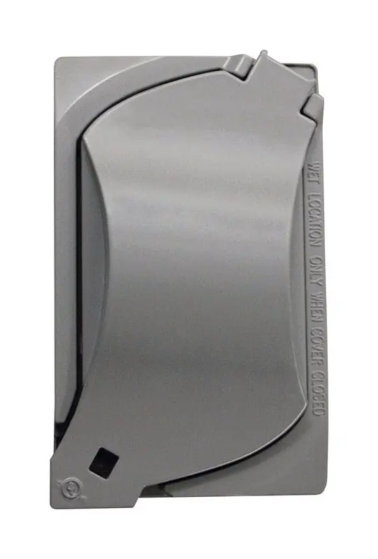 [3425139] Sigma Engineered Solutions Rectangle Die-Cast Metal 1 Gang 4.57 in. H X 2.81 in. W Universal Cover