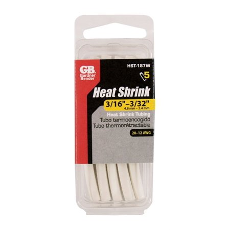 HEAT SHRNK TUBE WH 3/16"