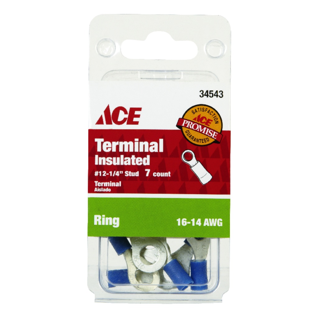 TERM RNG16-14AWG 1/4ST
