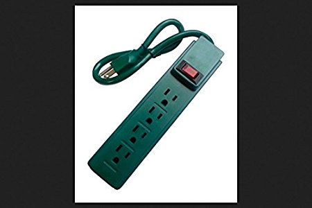 Power Strp 4outlt 2 Grn