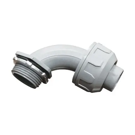 Sigma Engineered Solutions ProConnex 1/2 in. D Plastic 90 Degree Connector for Liquid Tight 1 Pk