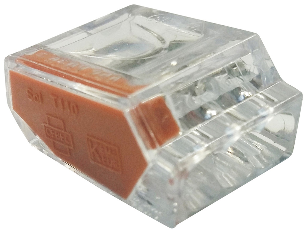 [3569688] Gardner Bender PushGard 22-12 Ga. Copper Wire Wire Connector Orange 100 Pk