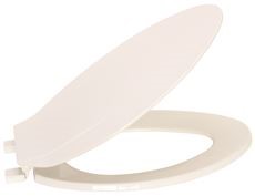 Proplus Economy Toilet Seat, Closed Front, Elongated, White