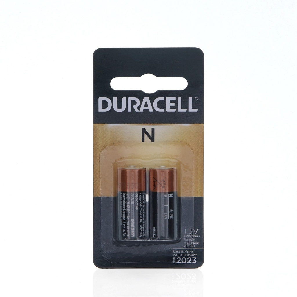 Specialty Alkaline Battery, N, 1.5 V, 2/Pack