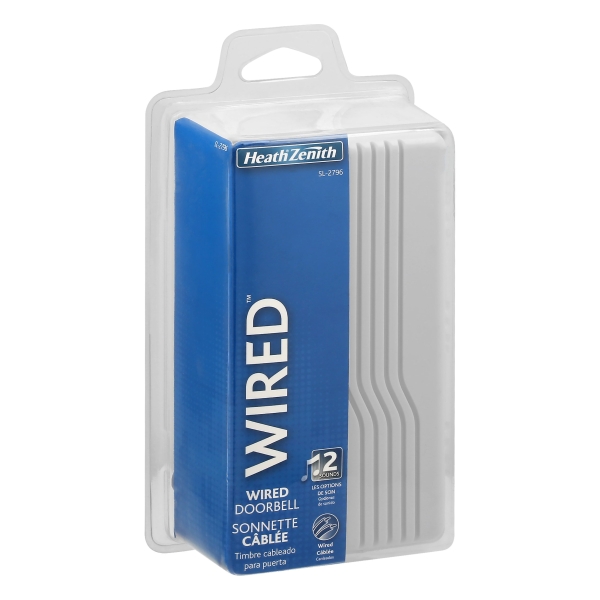 DOOR CHIME WHT 7.3X2X4"