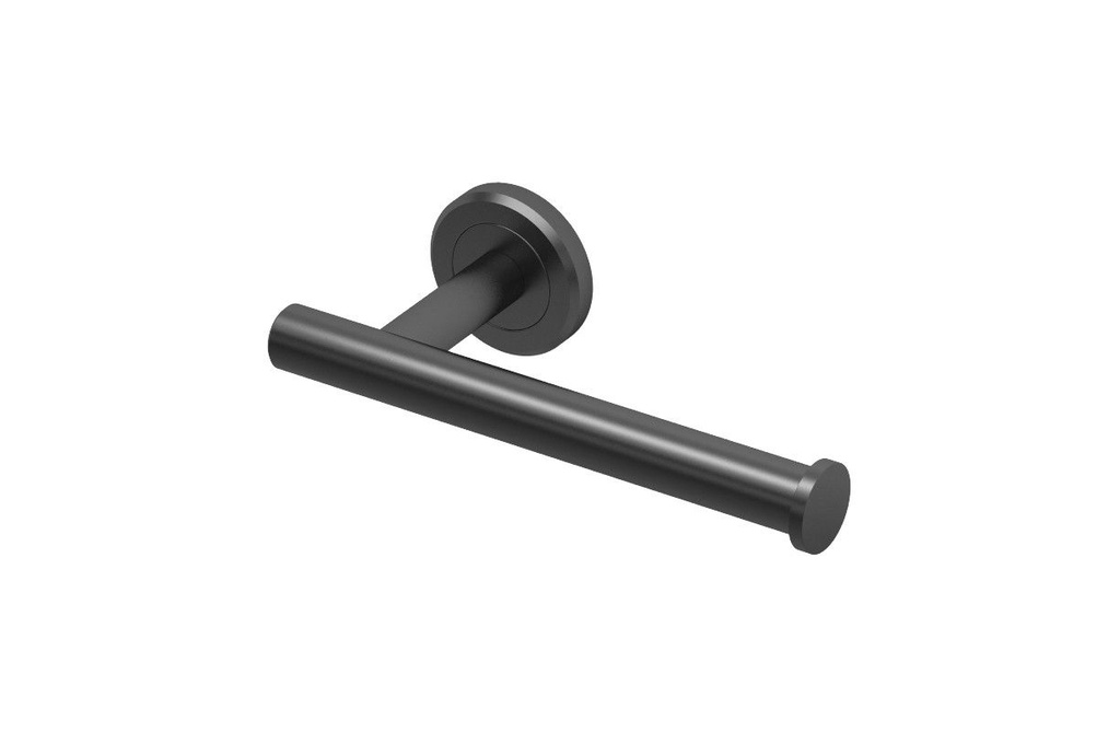 Latitude II Single Euro Toilet Paper Holder in Matte Black