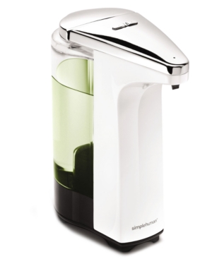 8 Oz. Compact Sensor Pump, Touchless Liquid Soap Dispenser, White Nickel
