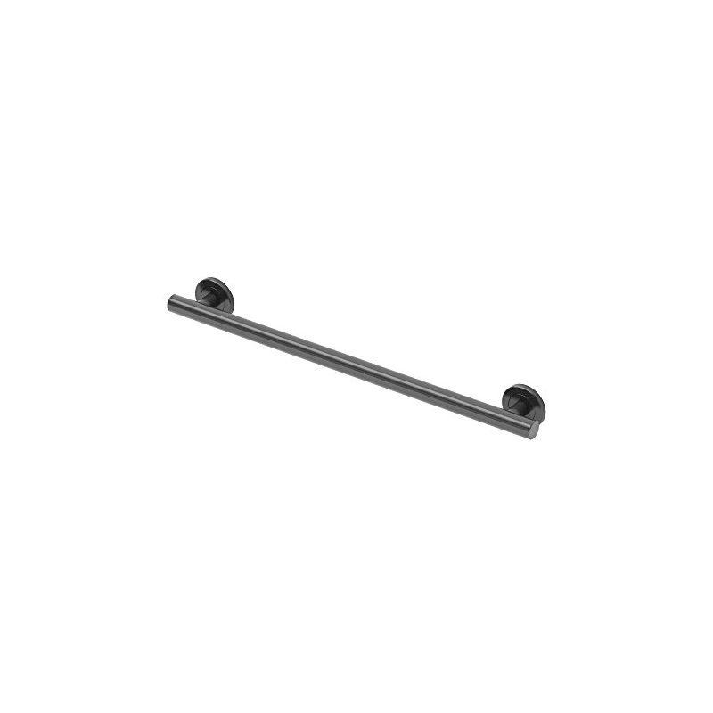 [36601696] Gatco 854 Latitude II 24" Grab Bar Matte Black Bathroom Hardware and Accessories Bathroom Safety Equipment Grab Bars