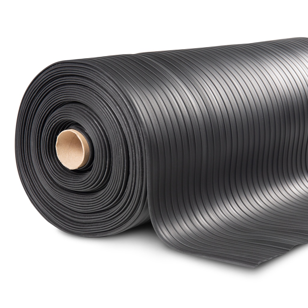 PISOBUS ACANALADO NEGRO 35"X49'