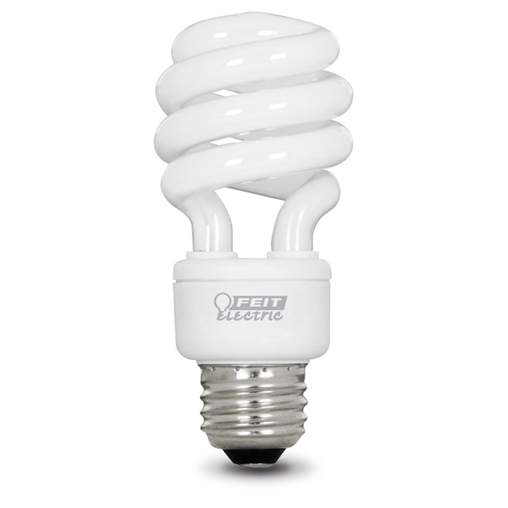 Feit Ecobulb 13 W A19 1.52 in. D X 3.6 in. L CFL Bulb Soft White Utility 2700 K 4 Pk
