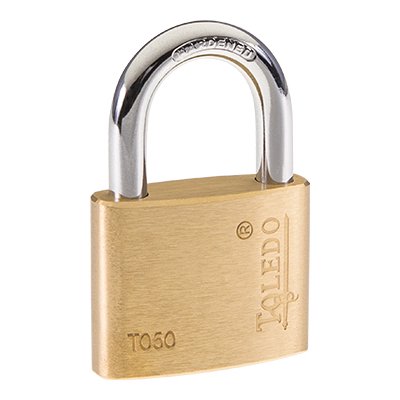 [380009246] 50 Mm Brass Keyed Padlock