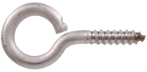 #4 X 2-3/16 in. Stainless Steel Lag Thread Screw Eye (8-Pack)