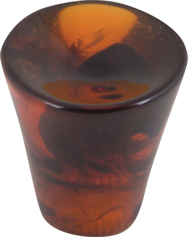 Atlas Homewares 3135 Tortoise Shell 1" Conical Cabinet Knob - Tortoise Shell